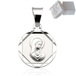 Medalik Srebrny Matka Boska MADONNA SREBRO 925