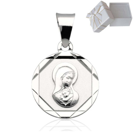 Medalik Srebrny Matka Boska MADONNA SREBRO 925