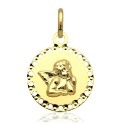 Złota zawieszka Wisior aniołek ZŁOTO 585