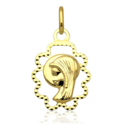 Złoty Medalik Matka Boska MADONNA ZŁOTO 585