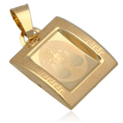 Złota zawieszka Wisior zodiak WAGA ZŁOTO 585
