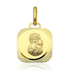 Złoty Medalik Matka Boska CZĘSTOCHOWSKA ZŁOTO 585