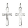 Krzyżyk Srebrny z JEZUSEM zawieszka KRZYŻ z wizerunkiem SREBRO 925