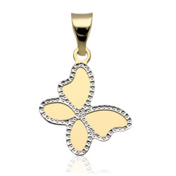 Złota zawieszka Wisior motyl ZŁOTO 585