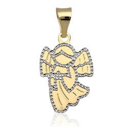 Złota zawieszka Wisior aniołek ZŁOTO 585