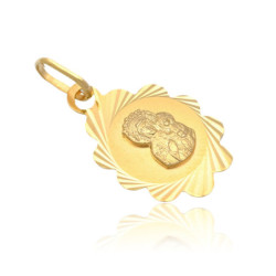 Złoty Medalik Matka Boska CZĘSTOCHOWSKA ZŁOTO 585