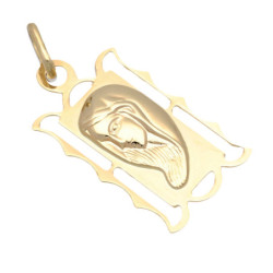 Złoty Medalik Matka Boska MADONNA ZŁOTO 585