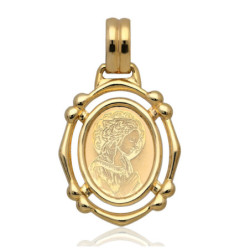 Złoty Medalik Matka Boska MADONNA ZŁOTO 585