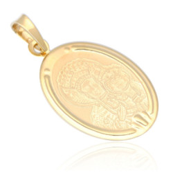 Złoty Medalik Matka Boska CZĘSTOCHOWSKA ZŁOTO 585
