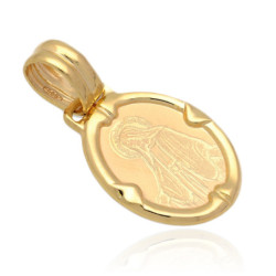 Złoty Medalik Matka Boska NIEPOKALANA CUDOWNY ZŁOTO 585