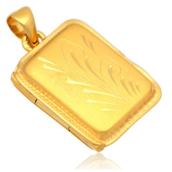 Złota zawieszka Wisior kwiaty ZŁOTO 585