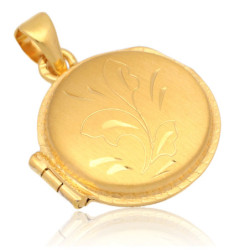 Złota zawieszka Wisior kwiaty ZŁOTO 585