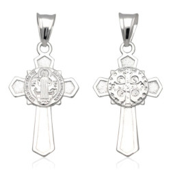 Krzyżyk Srebrny ŚW.BENEDYKTA SREBRO 925
