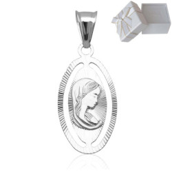 Medalik Srebrny Matka Boska MADONNA SREBRO 925