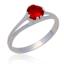 Pierścionek srebrny z cyrkoniami SREBRO 925